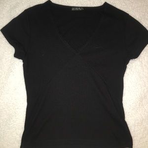 Black Tee shirt with detailing!